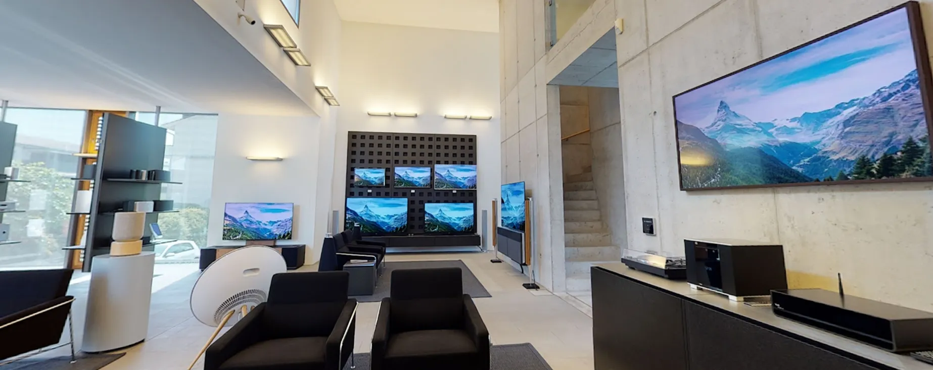 Bang-Olufsen-Wil-Showroom-innen-Häberli-TV