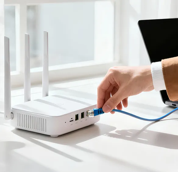 Netzwerk und W-LAN Installation vom Multimediadienstleister Häberli TV in Wil und St. Gallen